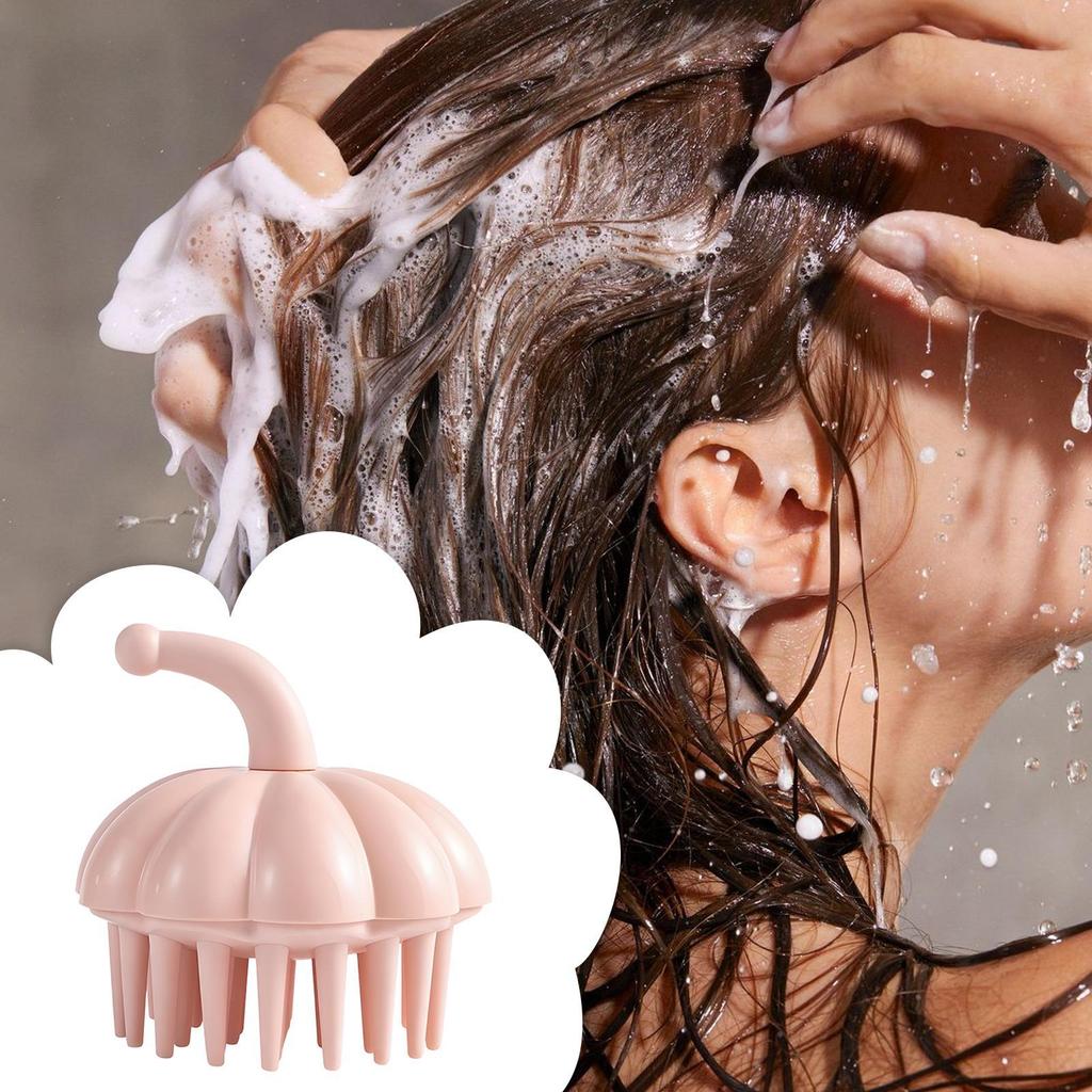 Shampoo-Bürste Flexible Borsten Tragbare Shampoo-Massagebürste Nasshaarbürste zur Schuppenentfernung Shampoo-Bürste