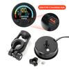 Waterproof level Round Digital Voltage Meter Battery Level Indicator DC 8-11V USB+Type-C Reverse Protection Low Voltage Alarm