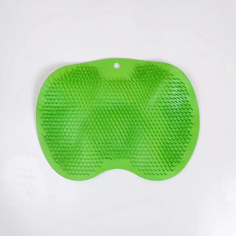 

Силиконовая щетка для ног двойного назначения для купания, массажа ног и растирания спины Foot Massage Pad