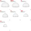 For 1/3 1/4 1/6 1/8 1/12 Doll-Specific Fixed Wig Headgear Silicone Headgear Diy Counter Slip Counter Staining Hair Wigs Cover