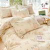 100 % Cotton Bedding Set Duvet Cover Set Luxurious Natural Floral Design Duvet Cover Pillowsham Pure Cotton Comfort Wrinkle Free