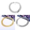 Vintage Geometric Alloy Chain Necklace With Talisman Pendant For Women