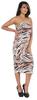 Inkmeso Womens Sexy Spaghetti Strap Dress Printed Bodycon Club Party Midi