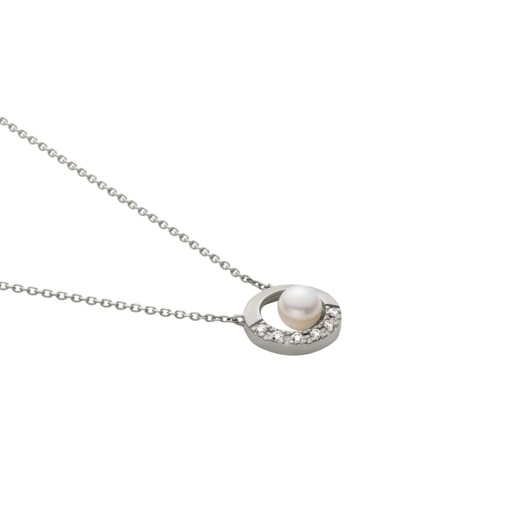 Platinum Pearl Diamond Necklace APVN214545PA [Official] [Vendome Aoyama] [Platinum Woman]