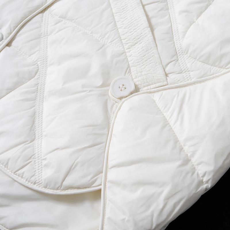 Down vest women's short winter new fashion lightweight stand-up collar literary retro warm outer wear vest tide