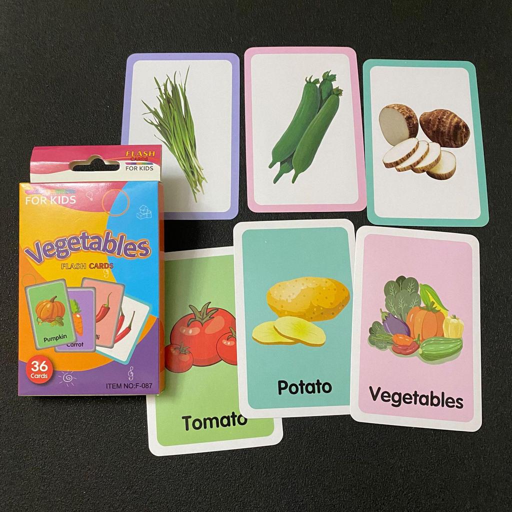 C3 Kids' Early Education Color Flash Cards - Hanging Box Set