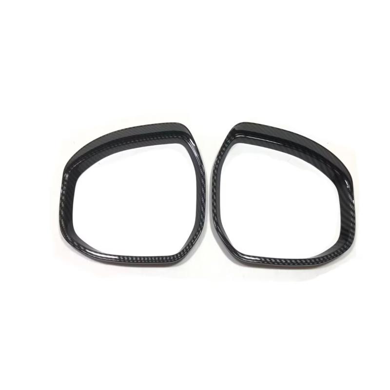 For Toyota Corolla Cross 2025 2026 Exterior ABS Chrome Carbonfiber Side Door Rearview Mirror Cover An-ti Strip Accessories