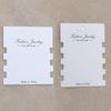 50Pcs Hair Ring Display Cards Cardboard Hair Accessories Packaging Tag Card Hairband Hairpins Display Retail Price Tags Label