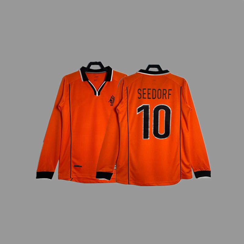 Retro jersey, football jersey, classic nostalgic replica Thai jersey, game training jersey, short-sleeved sportswear.