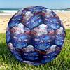 Genshin Impact Print Size 5 Soccer Ball, PU Wear Resistant Football for Match Training and Daily Practice, Birthday Gift for Soccer Fans