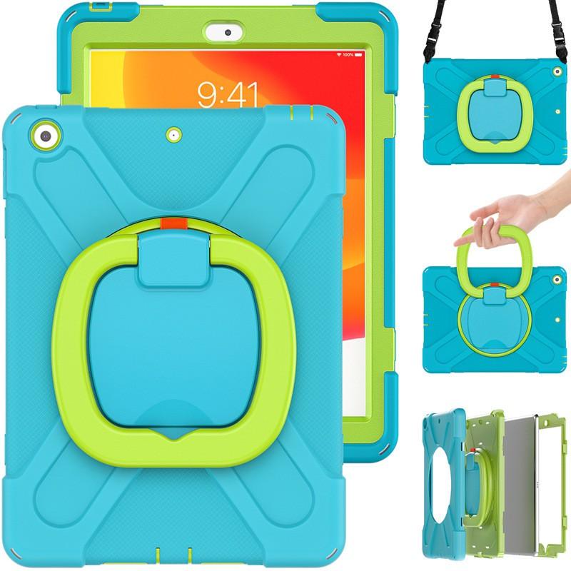 Universal Rotating Stand Case IPad 10.2 10.9 Pro 11 Air With Shockproof Silicone Cover Multi-Angle Viewing Anti-Slip Grip