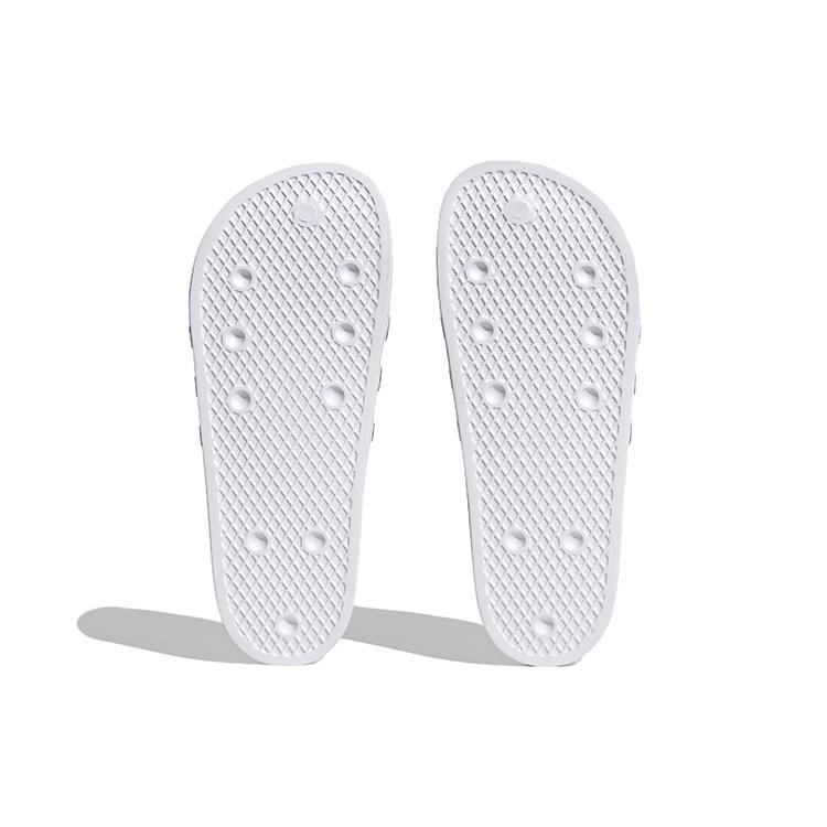 adidas adiFOM Adilette Slide 'White Black' (Unisex) Cloud White / Core Black / Cloud White Slide Slippers HQ7219