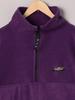 Cohen SUNRISEMILL Custom-Made Fleece Half-Zip Pullover 75604480181 8550 PURPLE (85) M