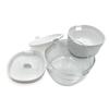 New Double Layer Braces Box Draining Transparent Denture Cleaning Box Sealed Mini Orthodontic Retainer Case