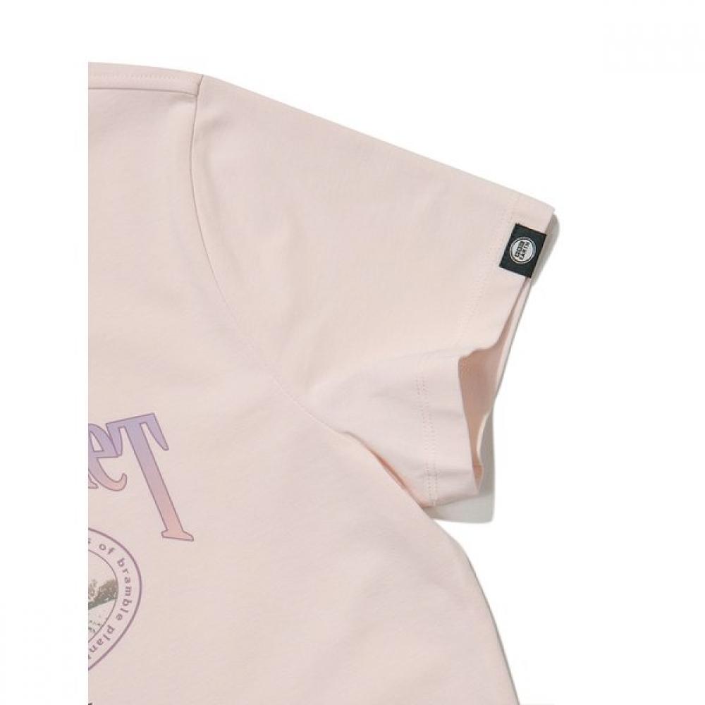 BBC EARTH Women S ShorT Sleeve T ShirT  lighT Pink 