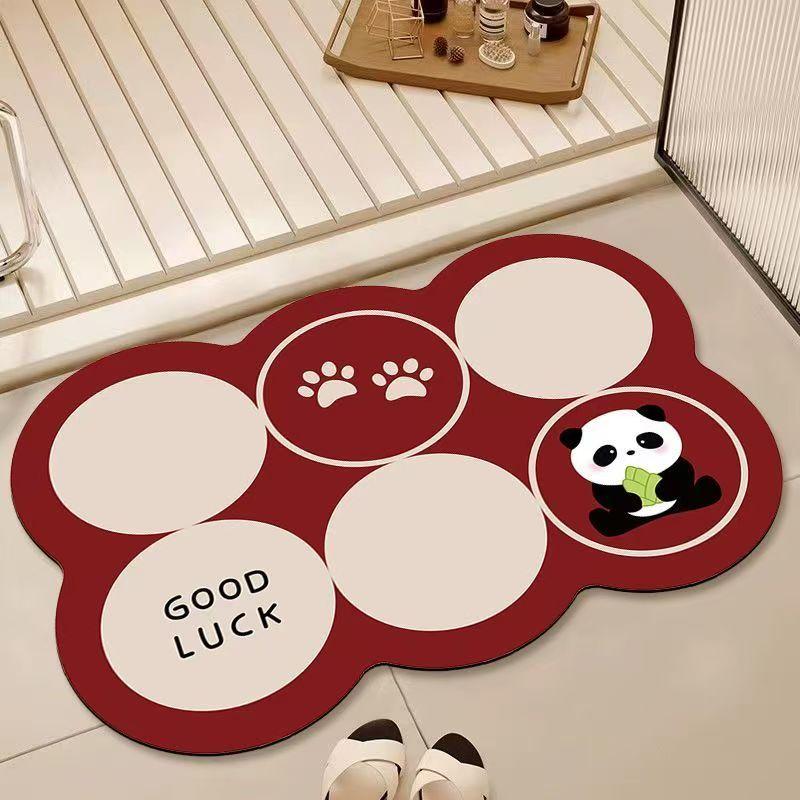 Bathroom absorbent diatom mud toilet doormat toilet toilet floor mat toilet carpet