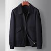 Micro-wide Wool Lapel Tooling Short Jacket Light Luxury Casual Double-sided Tweed Jacket Tide