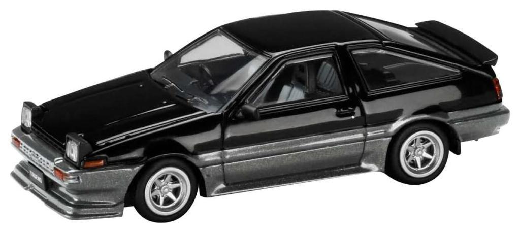 1/64 Toyota Sprinter Trueno Late Model JDM Style Black/Gray