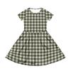 Mädchen Sommerkleid Farbe & Muster Kurzarmkleid Mit Tasche Freizeitkleid Kurze Ärmel Partykleid Ostertag