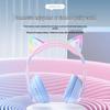 Luminous Cat Ear Bluetooth 5.3 Headphones with Card Slot for Gaming and Online Classes