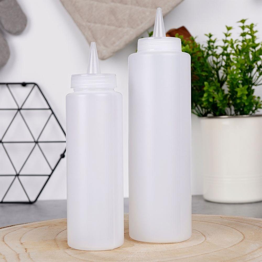 2x Container, Sauce Bottle, Dispenser, Sauce Dispenser, Decorating Icing