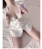 Naughty Nurse Role Play Lingerie Set - Tie-Up Cardigan & Small Chest Uniform