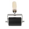 Wood Grip Ink Roller Elastic Rubber Art Ink Spreader Printmaking Rolling Tool  Oil Painting Coating