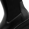 A/w New Classic British Street Style Calf Boots for Men's Black Hombre Daily Party Dress Hight Quality Height Increasing Shoes