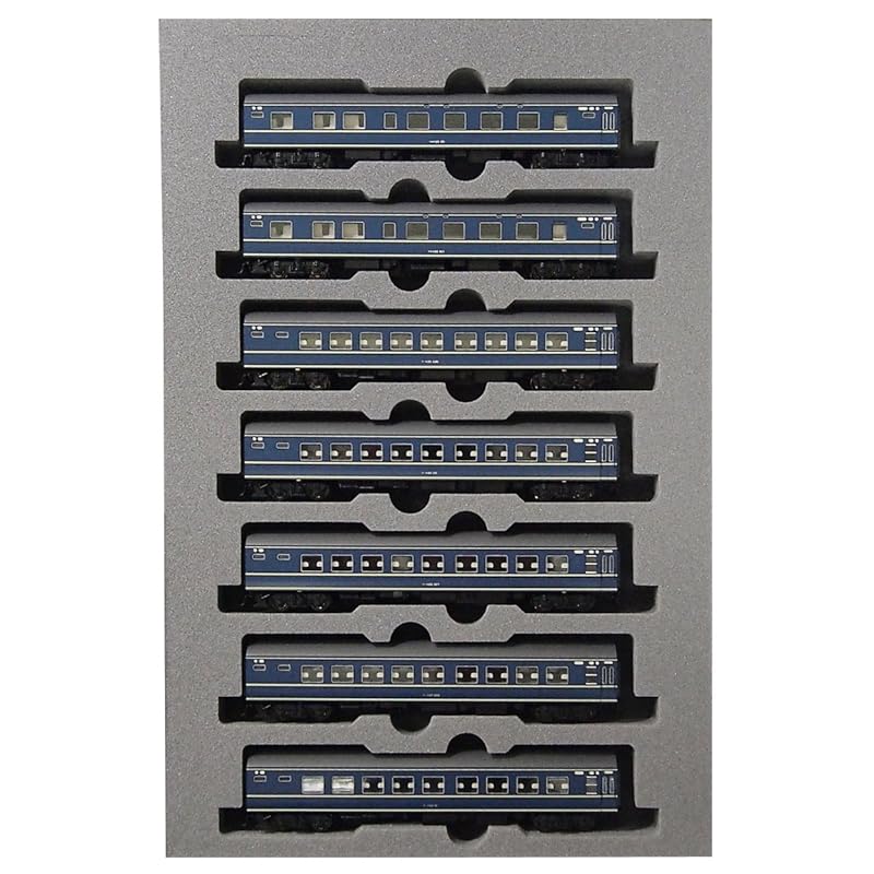 

KATO N gauge 20 series Sleeper express Asakaze Addition 7 car set 10-1322 model railway passenger car