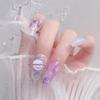 10 sztuk Planet Style 3D ozdoby do paznokci musujące DIY ozdoby do Manicure biżuteria akcesoria rzemieślnicze dla kobiet dziewczyna