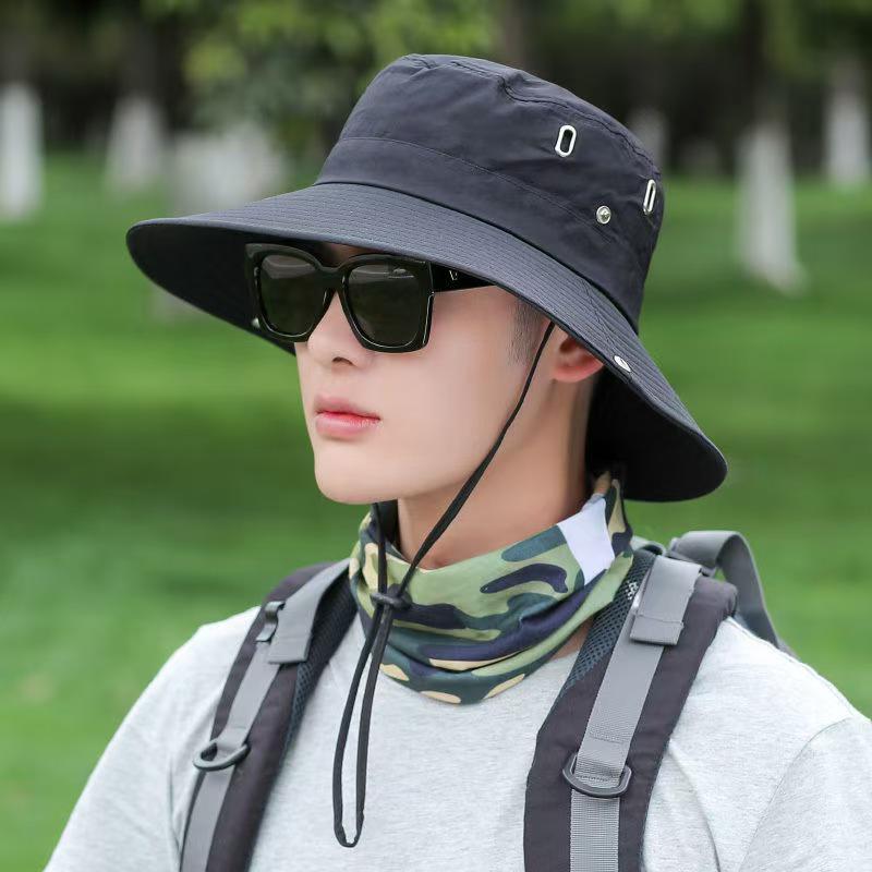 Unisex Outdoor Wide Brim Sun Protection Hat for Fishing and Mountaineering