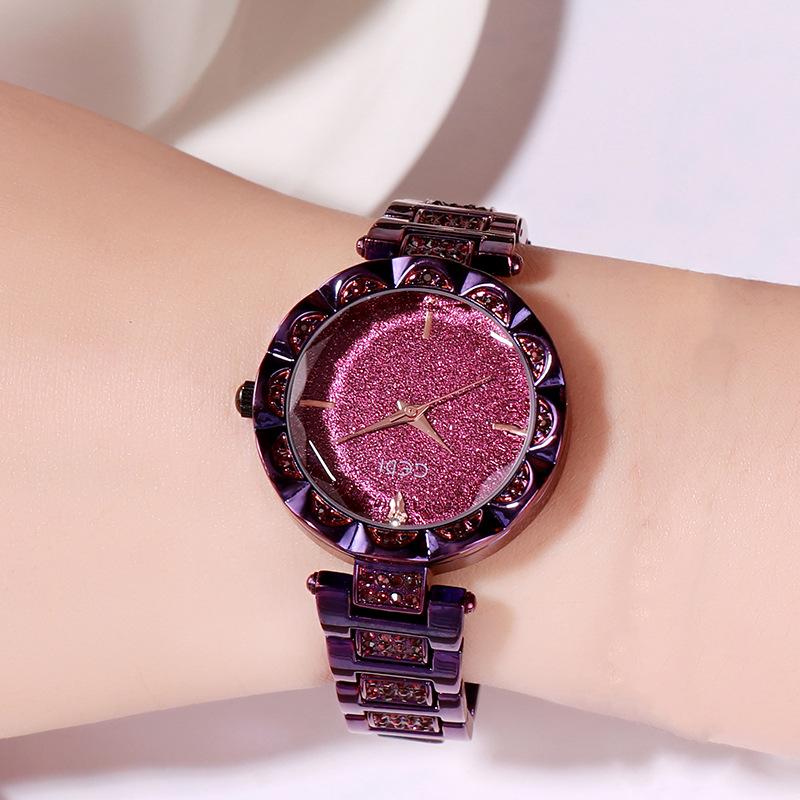 Fashion Star Women'S Watch Niche High-End Alloy Watch Women'S Waterproof Quartz Watch
