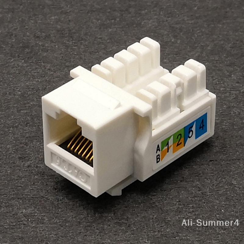 5 Stücke CAT6 RJ45 110 Anlege Keystone Computer Modul Netzwerk Ethernet Jack