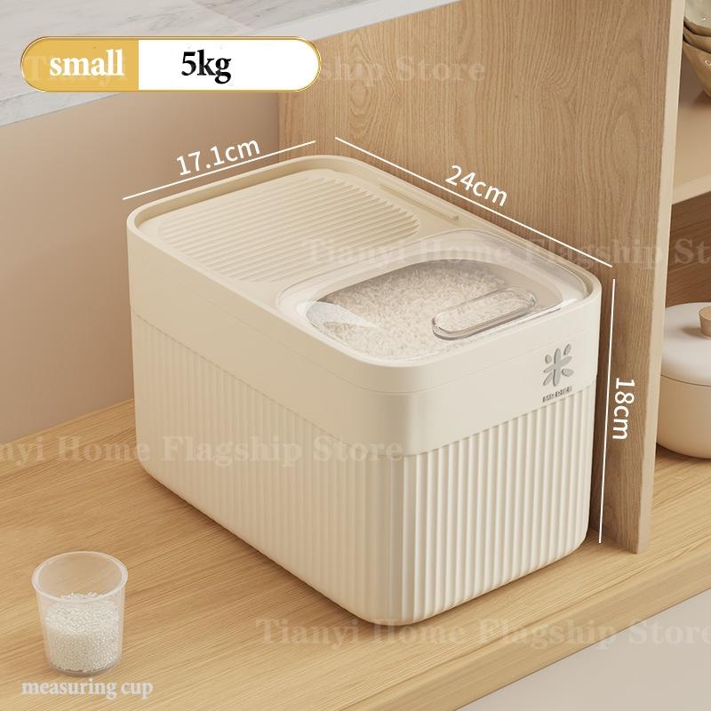 51015KG Rice Storage Box Home with Lid Insect Proof Moisture Proof Rice Box Sealed Jar Kitchen Container Storing Dry Grain 4180₽