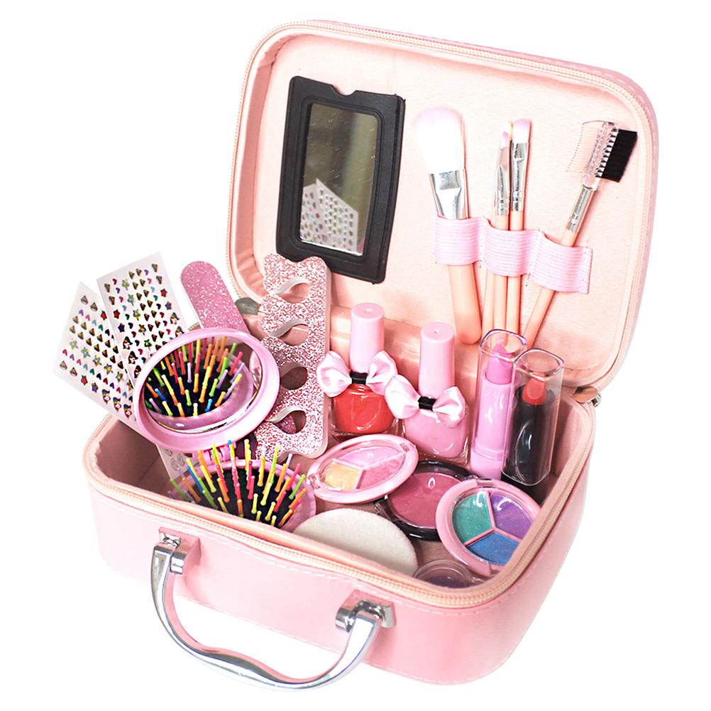 

Pretend Makeup Toys for Girls Kids Play Makeup Kit Cosmetics Gift for Little Girls
