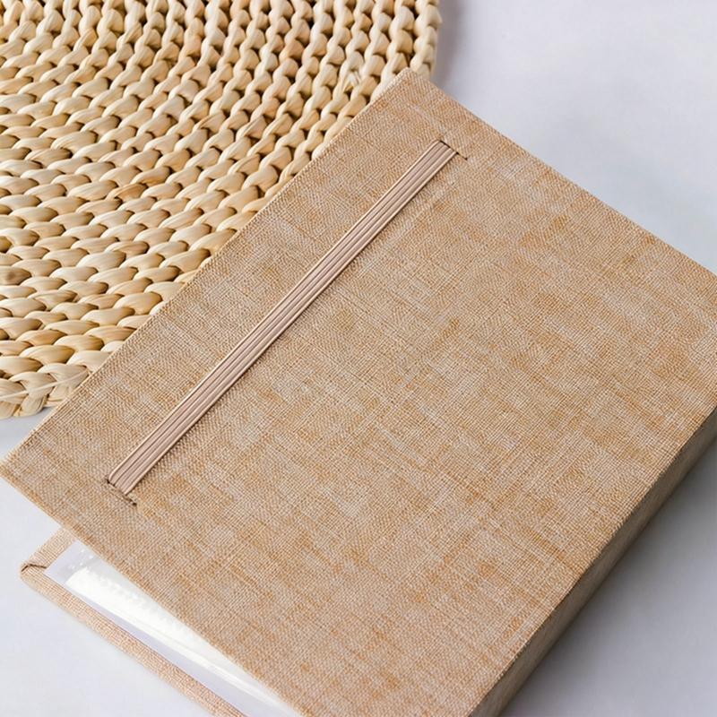 Cloth-bound Insert Album Photo Album For 104 Photos