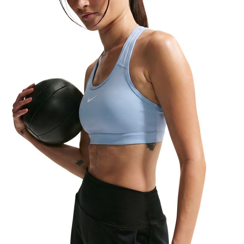 Nike Swoosh Medium Support Bra Solid Color Comfortable Women Sports Bra DX6822407