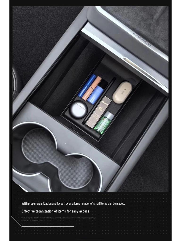 Anti-slip Mat for Model Y/L/3 Refreshed Version Storage and Armrest Boxes