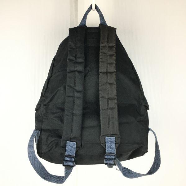 adidas Trefoil Backpack Black Nylon Material Separated Interior Design(USED)