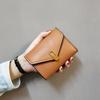 Women PU Leather Tri Fold Wallet Large Capacity Short Purse Envelope Flap Snap Closure Card Holder Coin Pocket ID Window Wallet