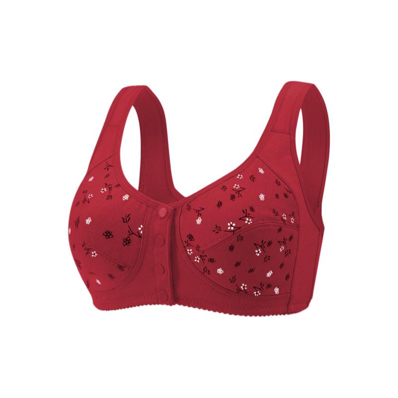 Women Wirefree Tank Style Bras Front Closure Bralette Female Confortable Breathable Underwear Large Bust Cup Underwear L-5XL