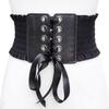Strap Rope Elastic Pleated Cummerbunds Adjustable Elastic High Wide Belt  Party