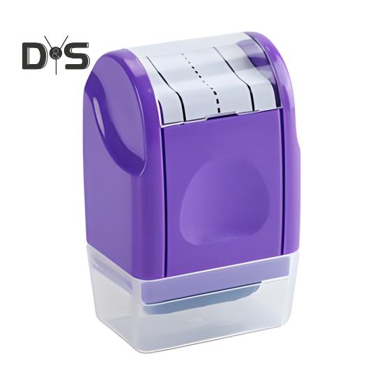 

Штамп для гоночной трассы, самоклеящаяся линия, дорожный штамп-роллер, компактный дизайн, портативный, штриховые линии для письма, тренировочный роликовый штамп для детей фиолетовый