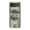 Phone Cover For Samsung Galaxy Z Flip 6 5 4 Case Transparent For Samsung Z Flip 3 Hard PC Foldable Shell USD Dollar Cash Luxury