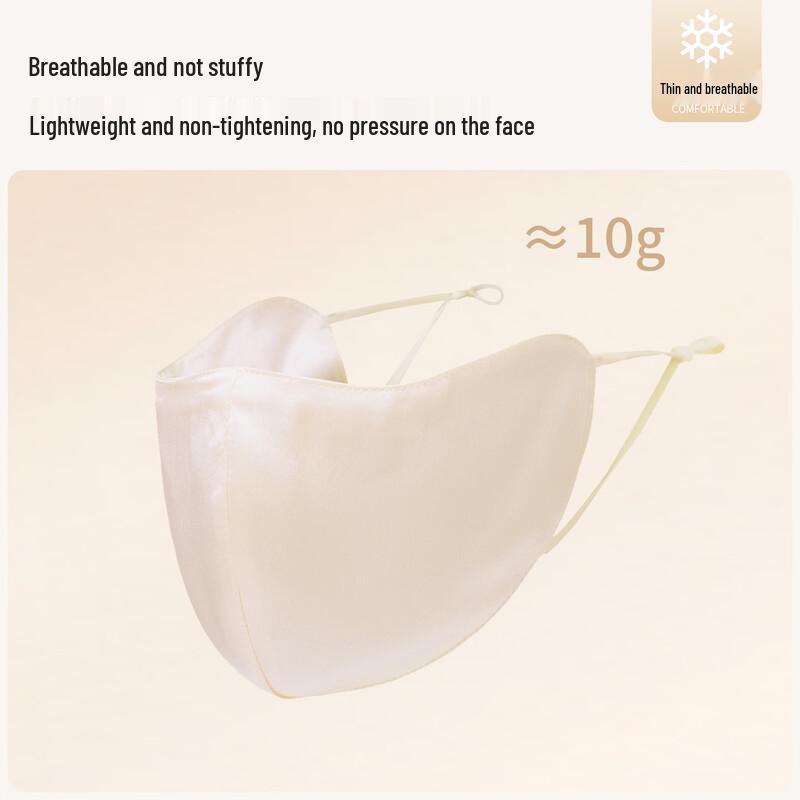 100% Mulberry Silk UV Protection Face Mask