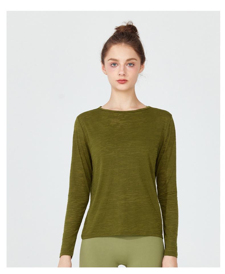 Autumn/Winter Yoga Wear: Quick-Dry Long Sleeve T-shirt Fitness Base Layer