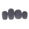 10Pcs Microphone Headset Grill Windscreen Sponge Foam Black Mic Cover