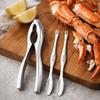 3Pcs/Set Thickening Crab Sheller Multi-functional Crab Tong Portable Crab Leg Cracker Tools Home