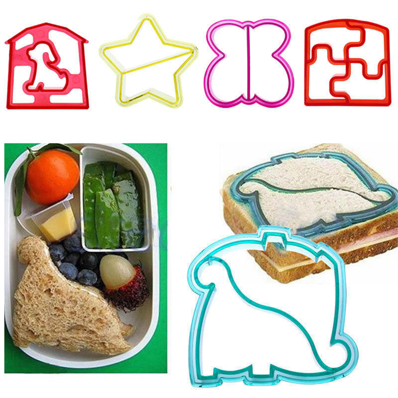 Sandwich Cutter Butterfly Dog Flower Shape Cake Bread Toast Mold Mould Maker