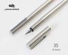 JinHao 35 Mysterious Black Steel Fountain Pen Gift Set for Calligraphy and Artistic Writing